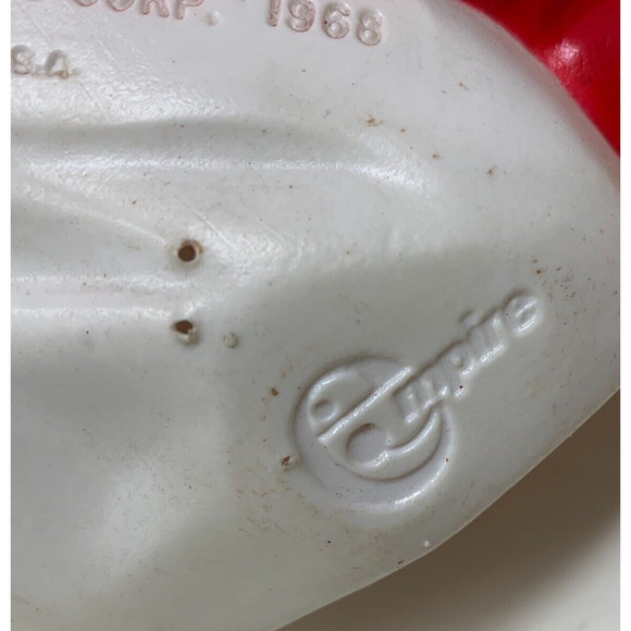 Vintage 1968 Empire Blow Mold Santa Claus Christmas Tabletop 13" Working READ - Picture 11 of 13